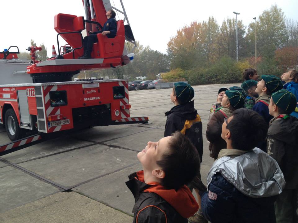 Sint-Martinus den XIIde - Bezoek Brandweer Welpen Kiewit